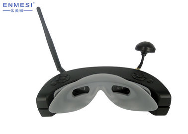 แว่นตาวิดีโอความละเอียดสูง FPV, Dual Wifi FPV Goggles 3D Headset