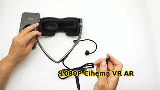 ENMESI V60 VR/ AR แว่นตา 1080P Cinema