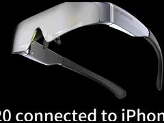 HDMI Video Input AR Smart Glasses ความละเอียด 1080P หน้าจอติดตั้ง