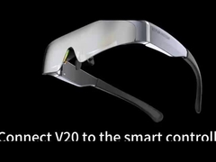 2000 Nits OLED HDMI 200 นิ้ว AR สมาชิกแว่นตา ความละเอียด 1920x1080