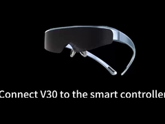 ENMESI V30 1920 * 1080 * 2 OLED Birdbath AR แว่นตาฉลาดที่มีการปรับไดอปเตอร์