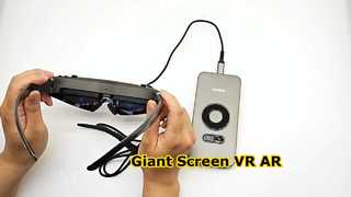 ENMESI V30 VR /AR แว่นตา 1080P จอยักษ์