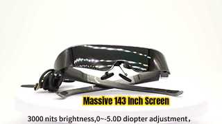 แว่นตา AR ขนาดยักษ์ 143 นิ้ว 1080p HDMI