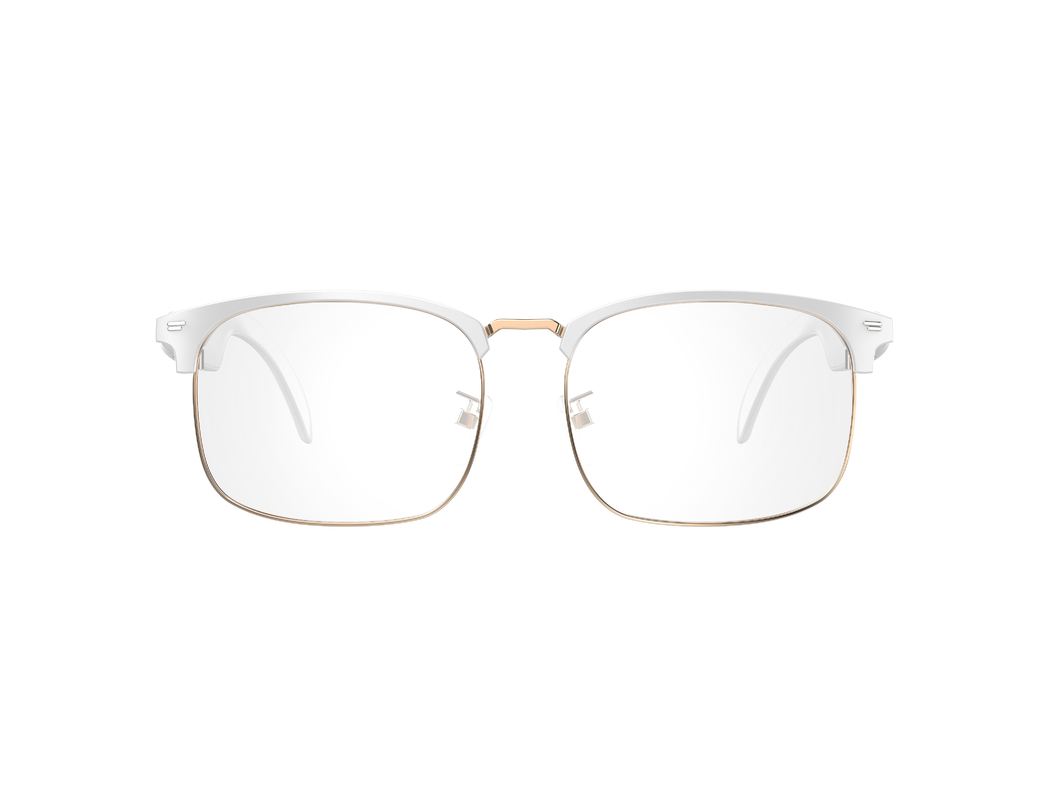 6 ชั่วโมง บลูทูธ 5.3 Ultralight Smart Wireless Glasses สําหรับการเรียก สีดําเงิน