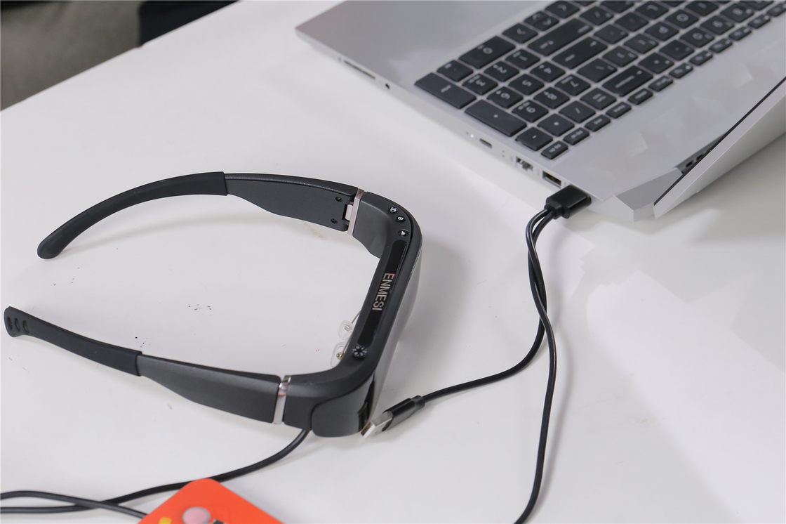 1080P HDMI & USB C 43 องศา 3D VR Smart Glasses สําหรับดูหนังและเกมส์