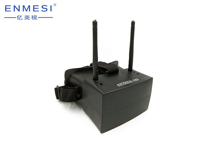 AV ในแบตเตอรี่ FPV Drone Goggles 5.8G ความละเอียดสูงสำหรับของเล่น RC ความโปร่งใสสูง