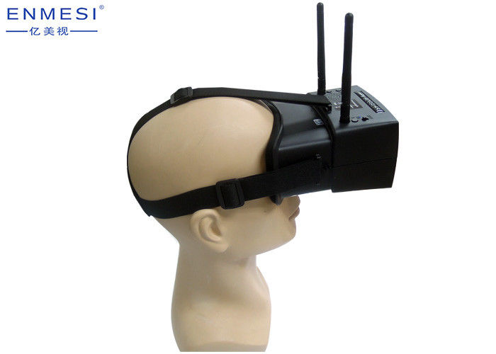 การส่งผ่านแบบเรียลไทม์ FPV Drone Goggles, ความละเอียดสูง Google FPV แว่นตา 48CH 5.8G