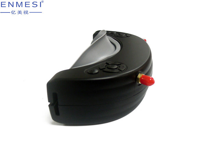 854 * 480 ความละเอียด 3D แว่นตาวิดีโอ FPV HDMI FOV 30 องศาพร้อมกล้องหน้า
