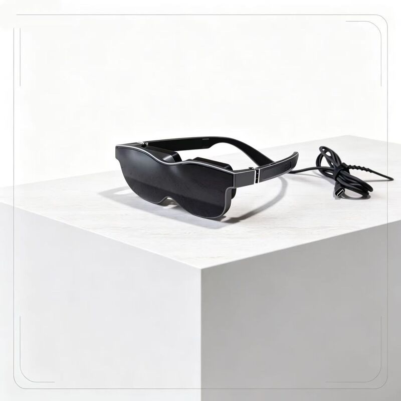 70° FOV 1080P ความละเอียด VR Smart Glasses ด้วยการปรับ Diopter และการเชื่อมต่อ USB-C