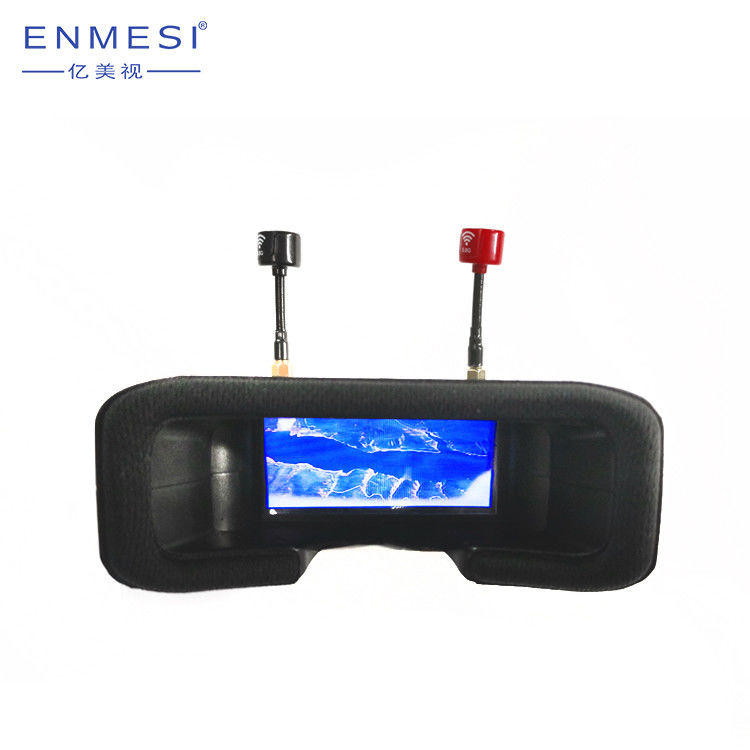 China FPV Goggles 40 Channels 2.7 '' 5.8 G เครื่องรับสัญญาณวิดีโอ 960 * 240 ความละเอียด