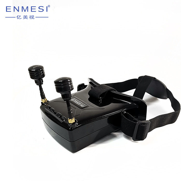 Micro Budget FPV Drone Flying Goggles 2.7 นิ้ว 48 ช่องหน้าจอ TFT สำหรับ RC Drone
