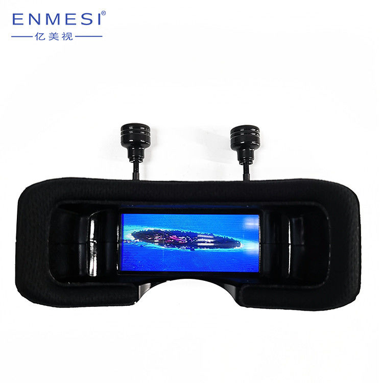 Micro Budget FPV Drone Flying Goggles 2.7 นิ้ว 48 ช่องหน้าจอ TFT สำหรับ RC Drone
