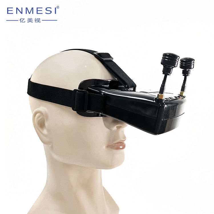 Micro Budget FPV Drone Flying Goggles 2.7 นิ้ว 48 ช่องหน้าจอ TFT สำหรับ RC Drone