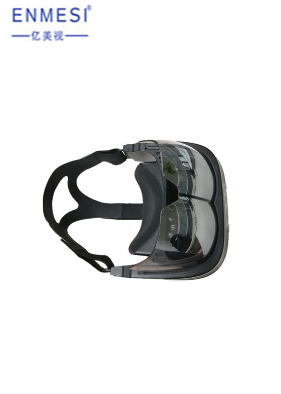 แว่นตาอัจฉริยะ AR แบบยืดหยุ่นจอแสดงผล AMOLED 1080P VR FOV 84 องศา 64G ROM ประเภทวิดีโอ 3 มิติ