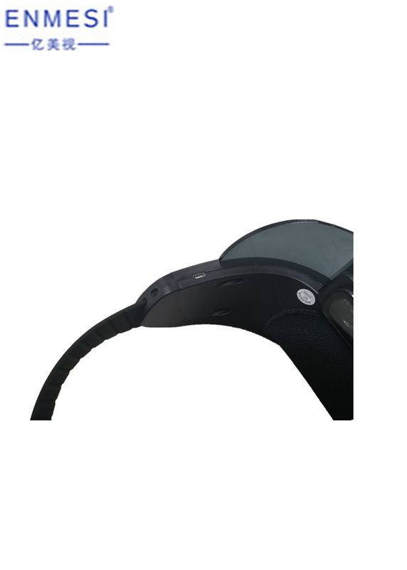 40 CH หมวกกันน็อค FPV แว่นตาวิดีโอ FPV พร้อมหน้าจอ TFT LCD Monocular 0.32