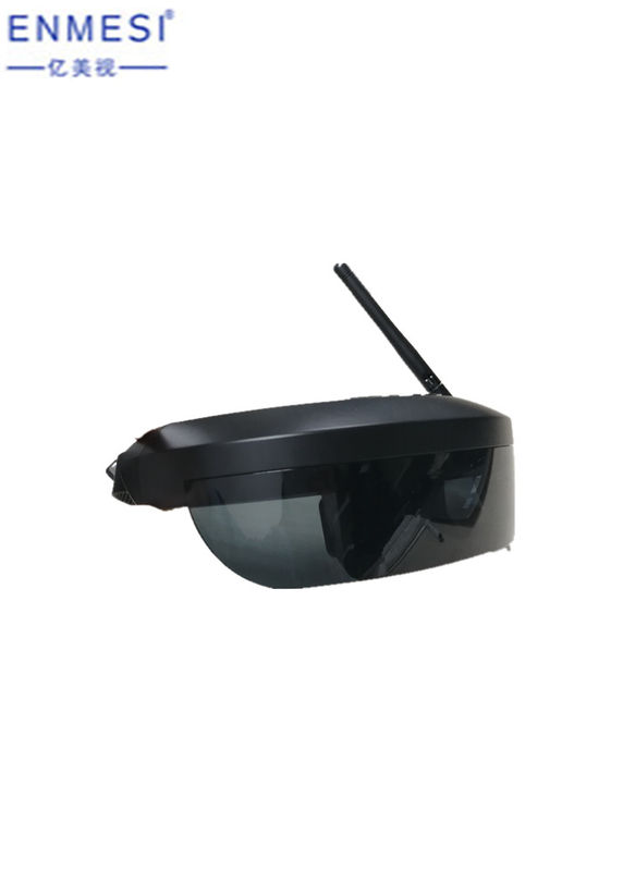 อินพุต HDMI 5.8G ความละเอียดสูง Monocular FPV Drone Goggles สำหรับการเจาะอากาศยานไร้คนขับ
