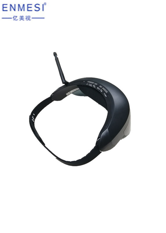 อินพุต HDMI 5.8G ความละเอียดสูง Monocular FPV Drone Goggles สำหรับการเจาะอากาศยานไร้คนขับ