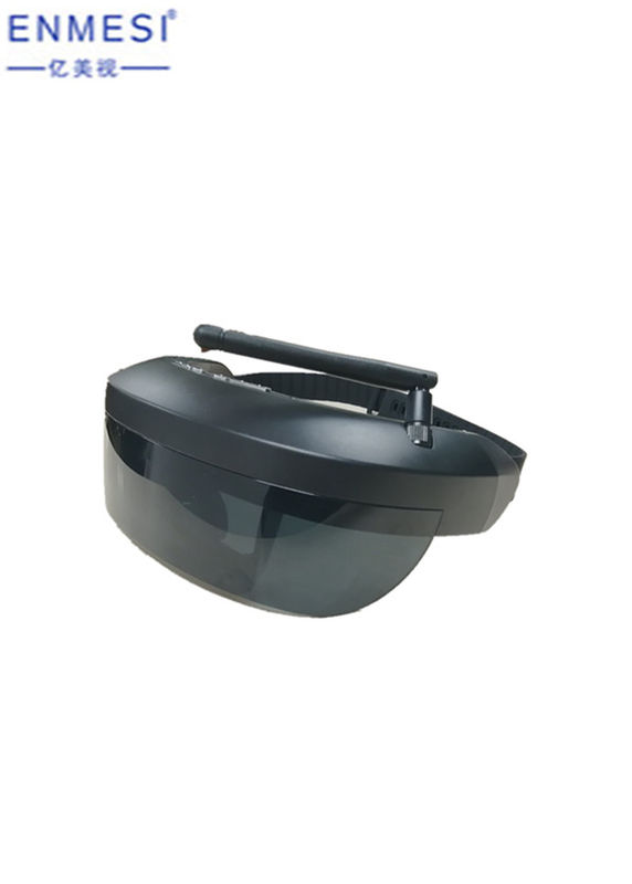 0.32 นิ้ว FOV 35 องศา FPV Goggles แว่นตาวิดีโอพร้อมเรซิ่น เลนส์ สบาย