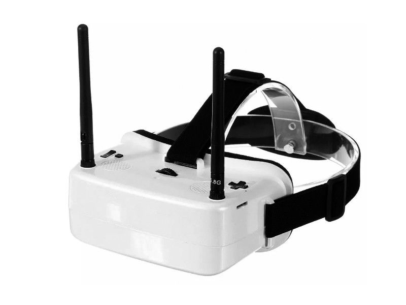 480 × 360 Pix AV IN FPV Goggles กล้องส่องทางไกลขนาดเล็ก 2 นิ้ว 48 ช่อง