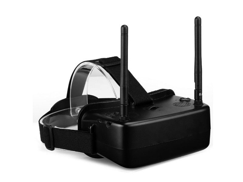 480 × 360 Pix AV IN FPV Goggles กล้องส่องทางไกลขนาดเล็ก 2 นิ้ว 48 ช่อง