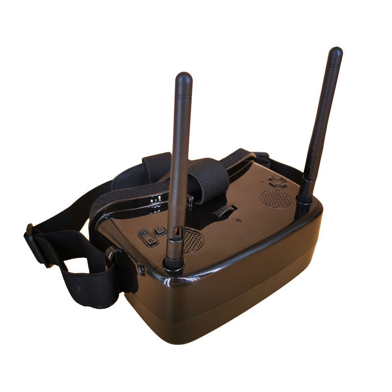 Dual Screen Hd Camera Drone 2.0 นิ้ว 480 * 360 Px แว่นตา FPV 48 ช่องพร้อม AV IN
