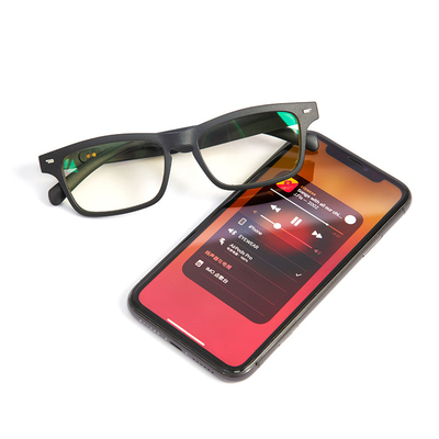 100mAh BT5.0 Bluetooth Smart Glasses ลำโพงคู่ไมโครโฟนพร้อมเลนส์สองตัว