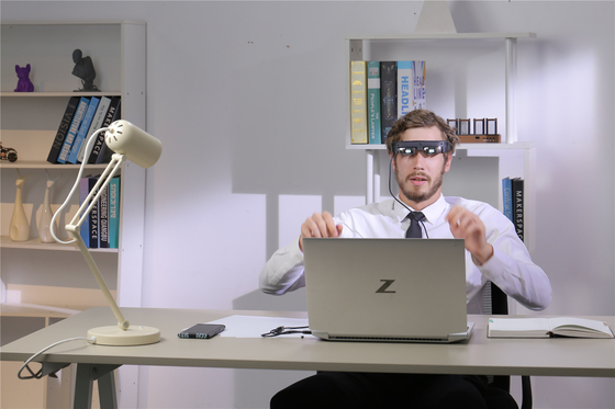 โรงภาพยนตร์ส่วนตัว 3D VR แว่นตาอัจฉริยะสำหรับเกม / ภาพยนตร์ วัสดุ ABS