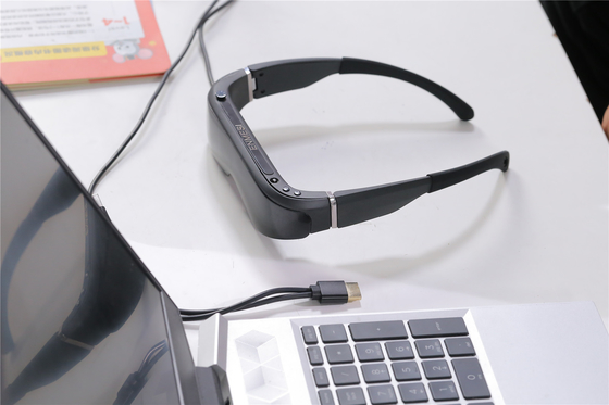 โลโก้ที่กําหนดเอง แว่นตาฉลาด VR, ดูวีดีโอ HDMI & USB C ด้วยไดออปตร์