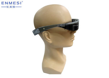 แว่นตา 3D แบบสวมใส่ได้แบบดิจิตอลสำหรับ Android พร้อมแบตเตอรี่แบบชาร์จไฟแบบ Bluetooth Virtual 98&quot;