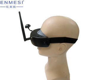 แว่นตาวิดีโอความละเอียดสูง FPV, Dual Wifi FPV Goggles 3D Headset