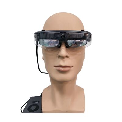 แว่นตาฉลาด OLED AR 1080P ที่มี FOV 43 ° และความสว่าง 3000 นิต สําหรับประสบการณ์ความเป็นจริงเพิ่มเติมที่น่าทึ่ง