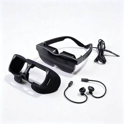 70° FOV 1080P ความละเอียด VR Smart Glasses ด้วยการปรับ Diopter และการเชื่อมต่อ USB-C
