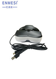 ปิดตา Optical Head Mounted Display อินพุต HDMI HD Double Display 50 ° FOV VR Helmet