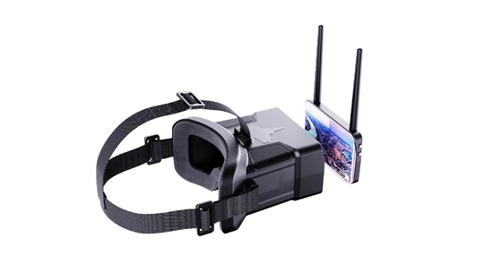 480x272 HD 0 - 120 องศา FOV แว่นตา FPV ขนาดเล็กสำหรับ Night Vision