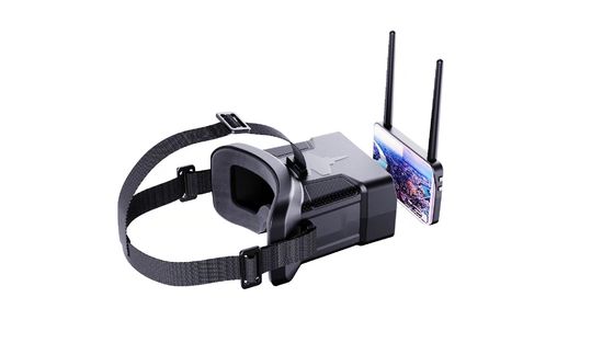480x272 HD ความละเอียด 0-120 ° FOV FPV แก๊กเกจพร้อมแบตเตอรี่ 600mAh สําหรับหูฟัง Drone