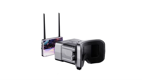600mAh 5.8GHz FPV Drone Goggles 480 * 272 จอแสดงผล TFT 48CH ความหลากหลาย